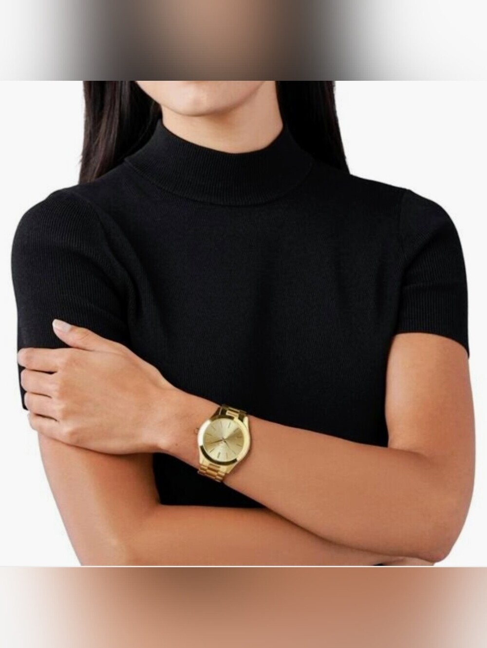 Michael Kors Slim Runway Gold-Tone Stainless Steel Watch. MK-3179 Analog, Unisex - Picture 13 of 13